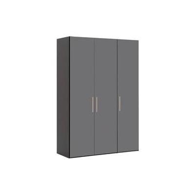 Goossens Kledingkast Easy Storage Ddk, Kledingkast 153 cm breed, 220 cm hoog, 3x glas draaideur Goossens Kledingkast Easy Storage Ddk, Kledingkast 153 cm breed, 220 cm hoog, 3x glas draaideur