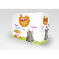 Smølke Soft Paté Variety Box combipack kattenvoer 16 x 80 gr 16 x 80 g - thumbnail