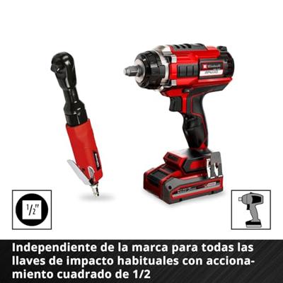 Einhell Impact 109263 Bit- en steeksleutelset 1/2 Einhell Impact 109263 Bit- en steeksleutelset 1/2