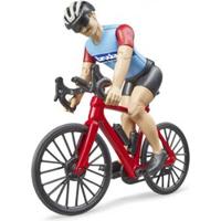 Bruder racefiets met fietser 1:16 - thumbnail