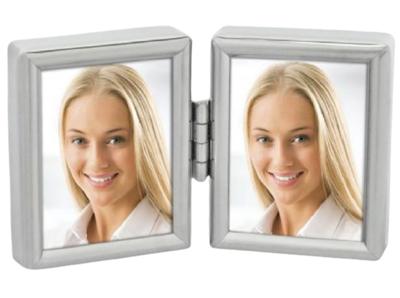 Zep fotolijst 8735dl silver 2x 3,5x4,5 cm voor 2 pasfoto's