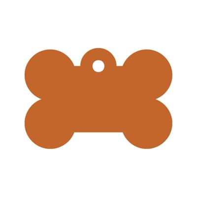 Naamplaatje voor halsband Imarc Bone Oranje