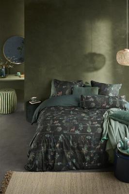 Pip Studio Alberi Dekbedovertrek Donkergroen