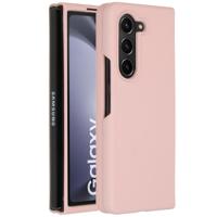 Accezz Liquid Silicone Backcover Samsung Galaxy Z Fold 5 Telefoonhoesje Roze - thumbnail