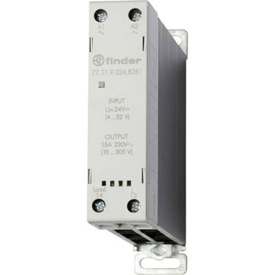 Finder 771190248251PAS Installatielais, 24 VDC, 1 sluiter, 15 A, directe commutatie, 24 tot 280 VAC