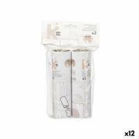 Kledingroller Wit 16 cm 14 x 23 x 4,5 cm Navulling (12 Stuks) - thumbnail