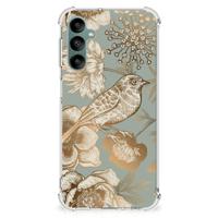 Case voor Samsung Galaxy A24 Vintage Bird Flowers - thumbnail