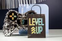 Papieren tasjes level up - set van 6 - thumbnail