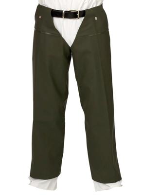 Beenpijpen polyesterpvc groen per paar