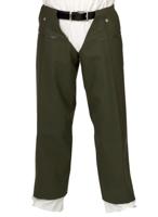 Beenpijpen polyesterpvc groen per paar - thumbnail