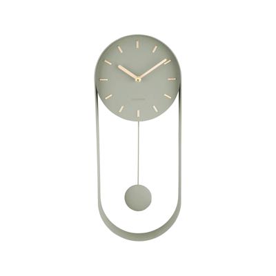Karlsson Wandklok PendulumCharm groen - Ø 20 x 50cm - KA5822DG