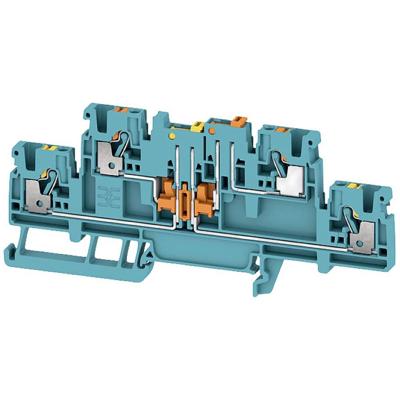 Weidmüller 2744120000 Meetscheidingsklem Push-In-klem, Steekaansluiting Blauw 50 stuk(s)