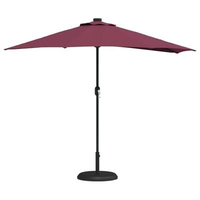 Tuinparasol Bordeauxrood 294 x 150 x 224 cm Stof