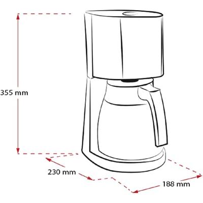Melitta Enjoy Therm Koffiefilter apparaat Zwart - thumbnail