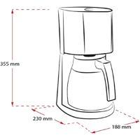 Melitta Enjoy II Therm 1017-06 Zwart Koffiezetapparaat - thumbnail