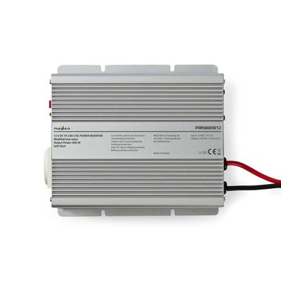 Nedis PIMS600W12 Stroomomvormer Gemodificeerde Sinusgolf 12 V Dc - 230 V Ac 600 W 1x Schuko-uitgang - thumbnail