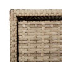 Tuinkast 55x59x80 cm poly rattan beige - thumbnail