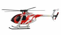 Amewi AFX MD500E Zivil RC helikopter RTF - thumbnail