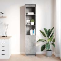 Highboard 37,5x35x180 cm spaanplaat betongrijs - thumbnail