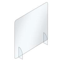 Seco SE-ASCREEN600 Scheidingswand 60x60cm Zonder Opening. Acryl - thumbnail