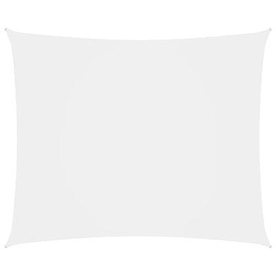 Zonnescherm rechthoekig 5x6 m oxford stof wit - thumbnail