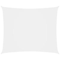 Zonnescherm rechthoekig 5x6 m oxford stof wit - thumbnail