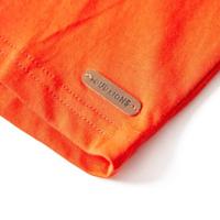 Kindershirt met lange mouwen voetbaldoelprint 92 feloranje - thumbnail