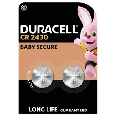 Duracell Knoopcel CR2430 3 V 2 stuk(s) 300 mAh Lithium DL2430