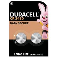Duracell Knoopcel CR2430 3 V 2 stuk(s) 300 mAh Lithium DL2430 - thumbnail