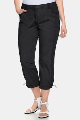 Ulla Popken Cargobroek 7/8, sportief, stretchcomfort, 4-pocket - Grote Maten Ulla Popken Cargobroek 7/8, sportief, stretchcomfort, 4-pocket - Grote Maten