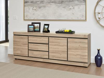 Dressoir MARNOIX 3 deuren en 3 lades franse eik
