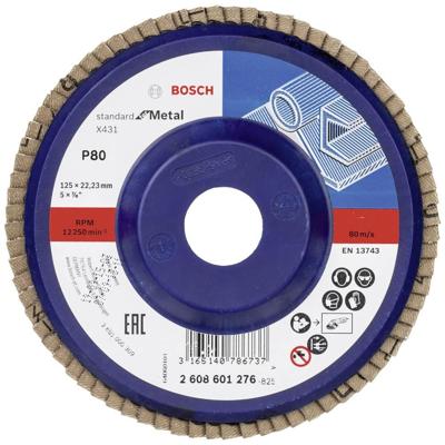 Bosch Accessoires 1 Lamellenschijf 125 X431, Standard for Metal recht, kunststof, 80 - 2608601276 Bosch Accessoires 1 Lamellenschijf 125 X431, Standard for Metal recht, kunststof, 80 - 2608601276
