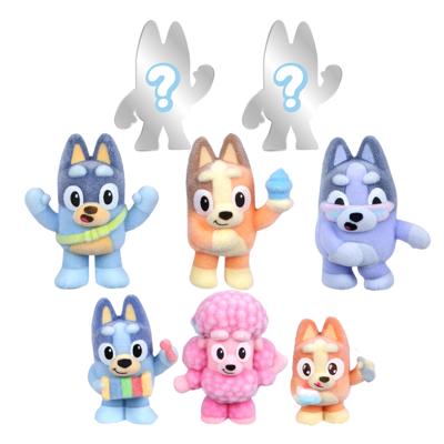 Bluey Fuzzies deluxe speelfigurenset 8-delig blind box