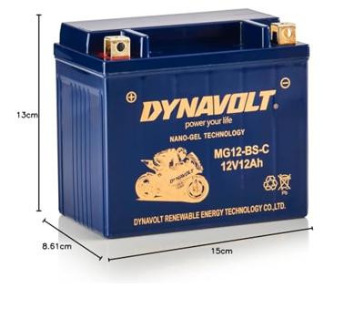 Dynavolt Accu mg12-bs-c (ytx12-bs)