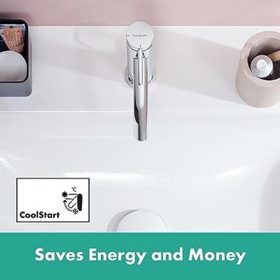 Hansgrohe Tecturis S ééngreeps wastafelkraan 110 CoolStart met PopUp trekwaste, chroom Hansgrohe Tecturis S ééngreeps wastafelkraan 110 CoolStart met PopUp trekwaste, chroom