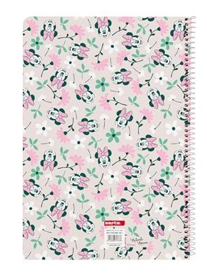 Ringmap Minnie Mouse Minty Roze A4 21.5 x 31 x 1 cm