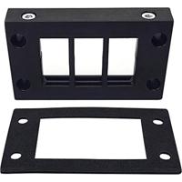 TRU COMPONENTS DVK 10/6 Kabelinvoeringsplaat Klem-Ø (max.) 16 mm Polyamide Zwart 1 stuk(s) - thumbnail