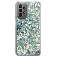 Samsung Galaxy A23 hybride hoesje - Mandala blauw - thumbnail