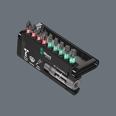 Wera Bit-Check 10 Impaktor 2, 10 -delig - 1 stuk(s) - 05057682001