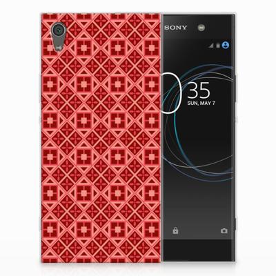 Sony Xperia XA1 Ultra TPU bumper Batik Rood Sony Xperia XA1 Ultra TPU bumper Batik Rood