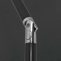 VidaXL Strandparasol 200x125 cm antracietkleurig - thumbnail