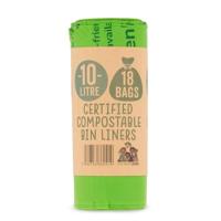 Eco Green Living Composteerbare afvalzakken 10 liter - 20 stuks - thumbnail
