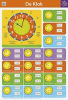 Deltas Educatieve poster - de klok - thumbnail