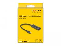 DeLOCK 64229 video kabel adapter 0,2 m USB Type-C HDMI Zwart - thumbnail