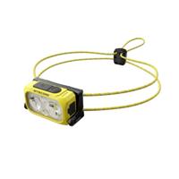 NiteCore NU21gelb Hoofdlamp LED werkt op een accu 360 lm - thumbnail