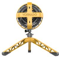 Vornado Heavy Duty EXO5 Staande ventilator 37.2 W (Ø x h) 20 cm x 50 cm Geel, Grijs Zwenkbaar - thumbnail