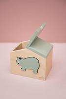 Trixie houten huis met blokken mr. bear - thumbnail