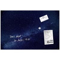 Sigel Artverum Galaxy GL283 Glazen magneetbord (b x h) 60 cm x 40 cm Blauw - thumbnail