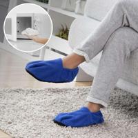 Verwarde slippers, op te warmen in de magnetron InnovaGoods Blauw - thumbnail