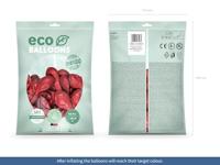 Metallic Ballonnen Rood Premium Organic (100st) - thumbnail